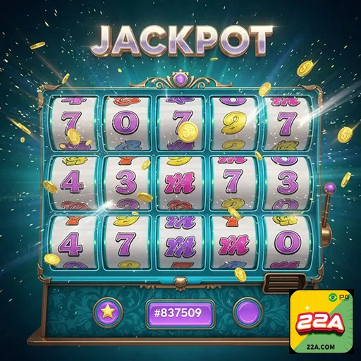 Ilustração de diferentes slot games na 22a